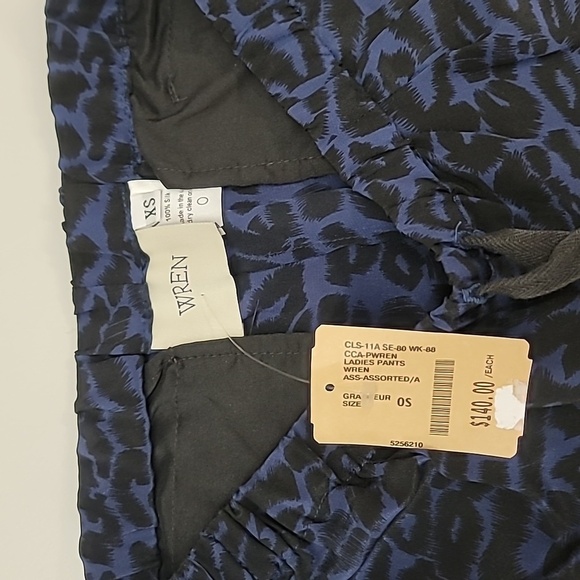 Wren Silk animal print draw string Pants - Picture 4 of 7